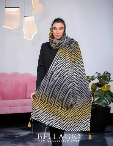 شال صابونی منگوله دار کد 8873