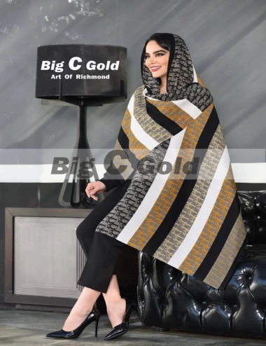 شال نخی منگوله دار کد 8771