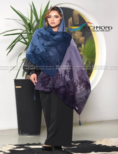 شال نخی بهاره منگوله دار 0319
