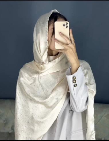 شال مجلسی شاین تمام نگین کد10557