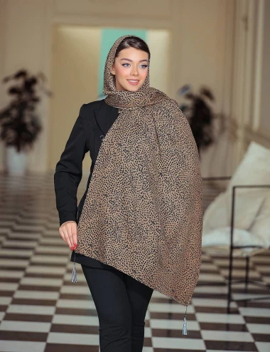 شال صابونی منگوله دار کد 8773