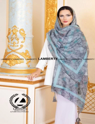 شال سوپر نخ طرح دار کد 8815