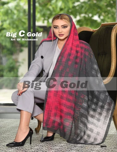 شال نخی منگوله دار کد 8879