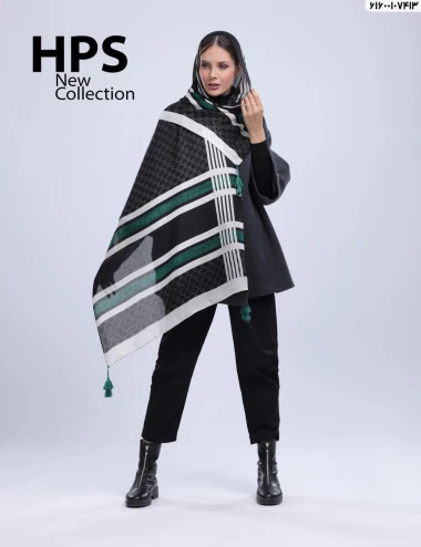 شال سی آی اسکارف منگوله دار عرض 75 کد 61600107413
