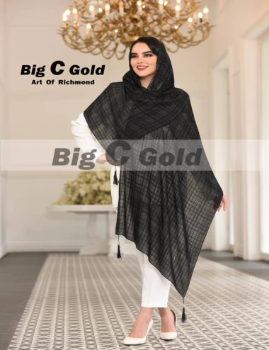 شال نخی منگوله دار کد 8787