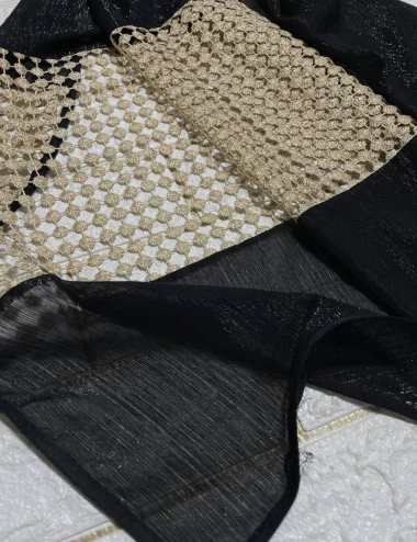 شال کریشه مجلسی عرض 70 کد 8508