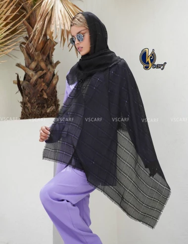 شال مجلسی اتامین عرض 75 کد 8529