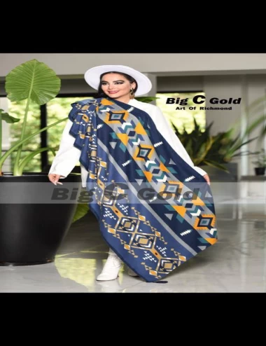 شال موهر منگولدار کد5484