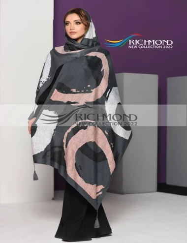 شال نخی بهاره منگوله دار 0322