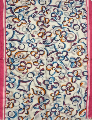 شال نخی دخترانه عرض 60 کد 8338