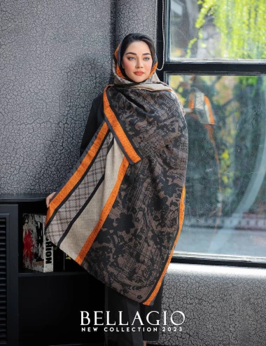 شال نخی منگوله دار کد 8709