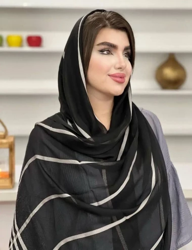 شال نخ دستک لمه کد 8716