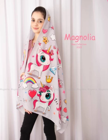 شال نخی دخترانه عرض 75 کد 0561
