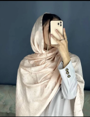 شال مجلسی شاین تمام نگین کد10557
