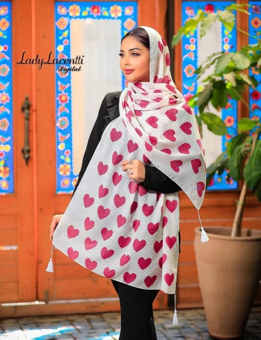 شال نخی منگوله دار کد 10314