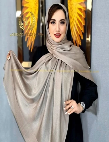 شال ژاکارد بامبو  پاییزه کد 10385