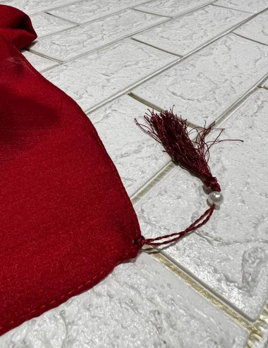 شال مجلسی شاین منگوله دار عرض 70 کد 6571
