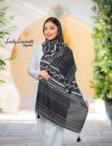 شال نخی منگوله دار  کد 10310