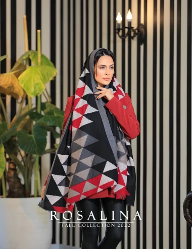 شال موهر ریشه پرزی عرض 75 کد 6230